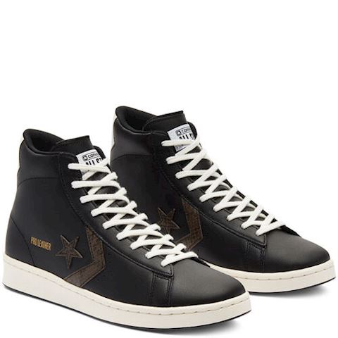 snake print pro leather high top