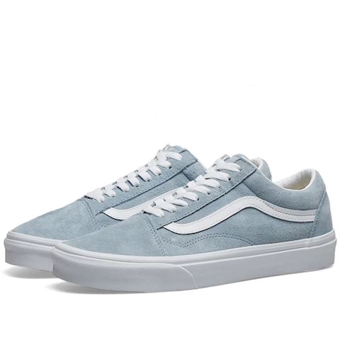 vans old skool pig suede blue fog true white