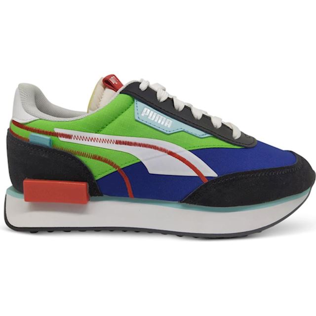 Puma Future Rider Twofold Grade School Shoes Green Synthetics Leather Size 3 Foot Locker 3016 10 Footy Com