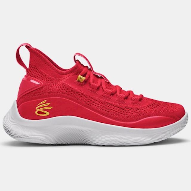 curry flow 8 basketball shoes white