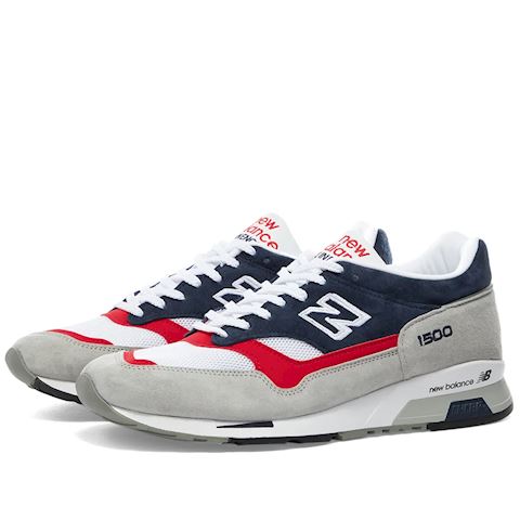 grey blue and red new balance