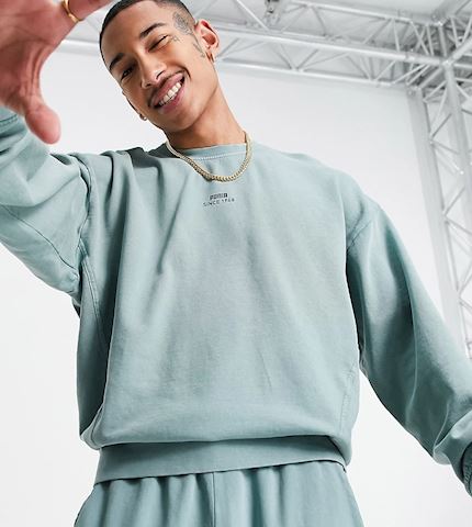 Puma oversized sweatshirt in washed 