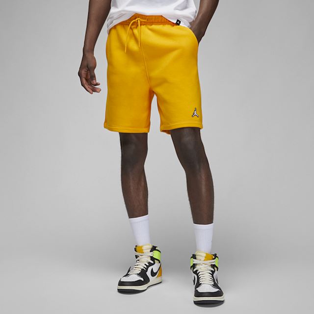 Nike Jordan Essential Men's Fleece Shorts - Yellow | DQ7470-705 | FOOTY.COM