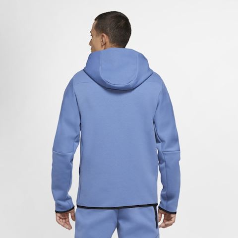 Nike Sportswear Tech Fleece Full Zip Hoodie Dark Marina Blue Light Bone ...