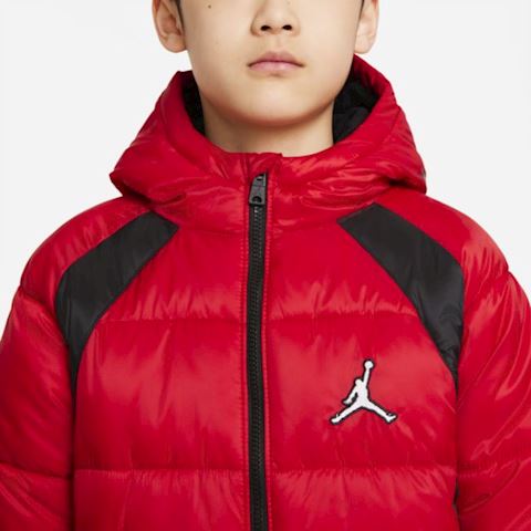 jordan puffer jacket red