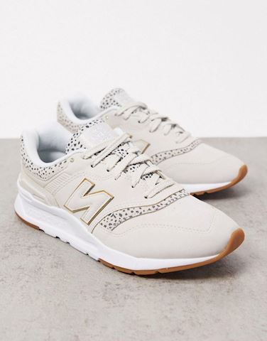 new balance animal print cream