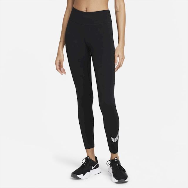 Nike Dri-FIT One Icon Clash Women's Mid-Rise Graphic Leggings - Black ...