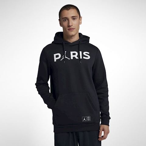Nike Paris Saint-Germain Jumpman Men's Pullover Hoodie - Black | BQ4200-010  | FOOTY.COM
