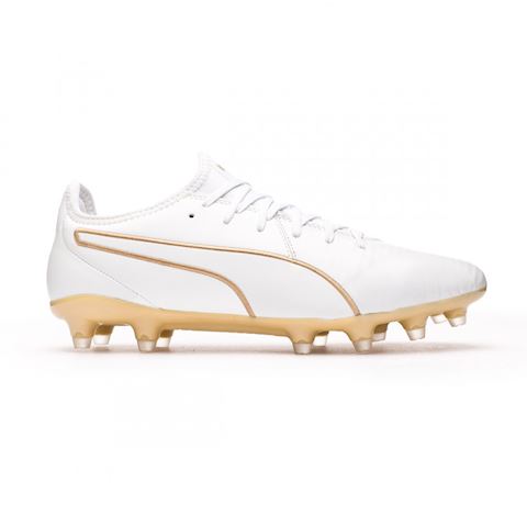 Puma King Pro Fg White Gold 09 Footy Com