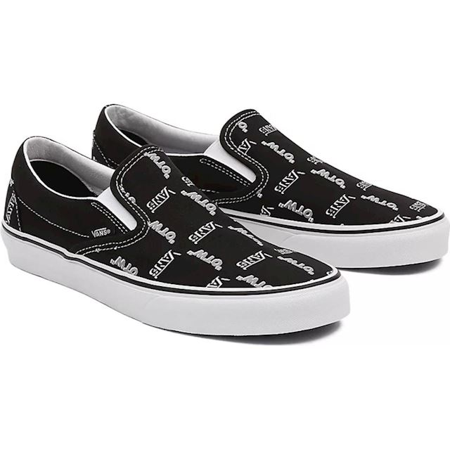 VANS Shadow Vans Classic Slip-on Shoes ((shadow Vans) Black/true White ...