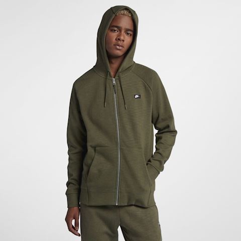 men's nike olive green hoodie