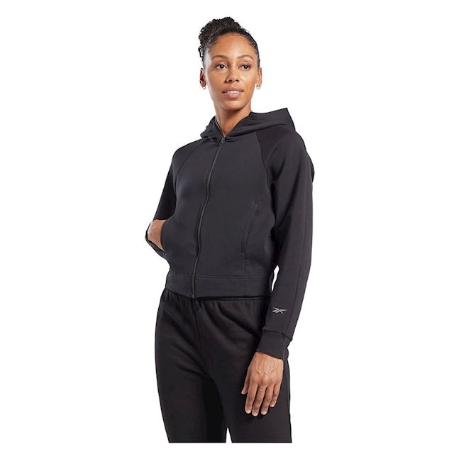 Reebok DreamBlend Cotton Zip-Up Hoodie | HS7812 | FOOTY.COM