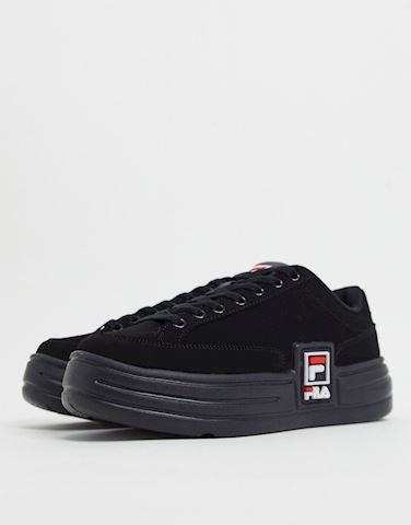 fila platform trainers black