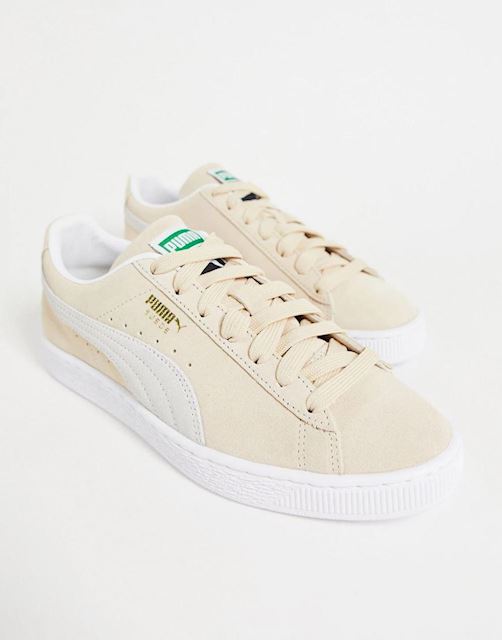 Puma Classic suede trainers in sand-Neutral | 374915_09 | FOOTY.COM