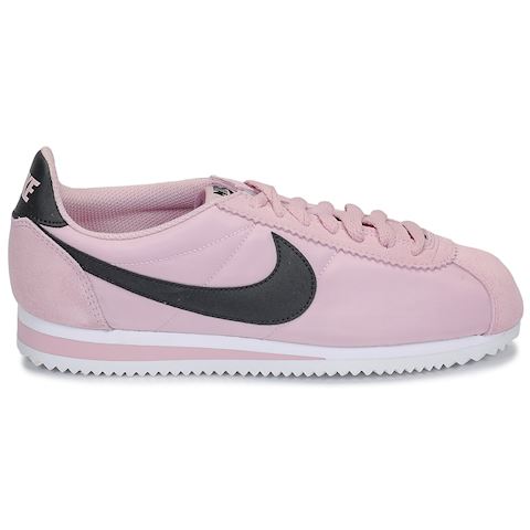 nike cortez trainers in pink nylon