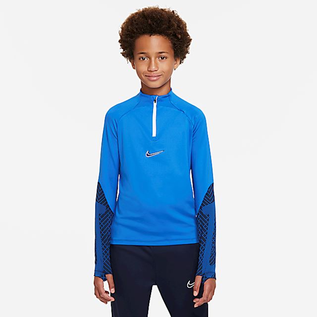 Nike Dri-FIT Strike Older Kids' Football Drill Top - Blue | DH9195-463 ...