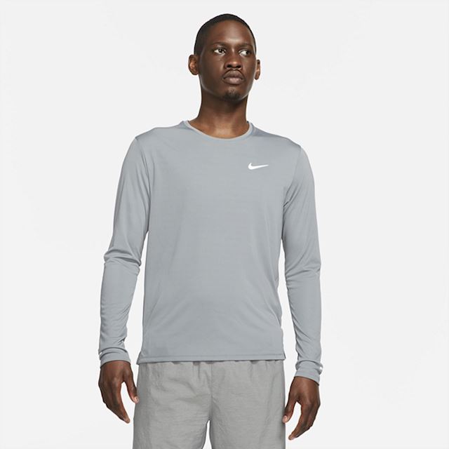 Nike Dri-FIT Miler Men's Long-Sleeve Running Top - Grey | DD4576-084 ...