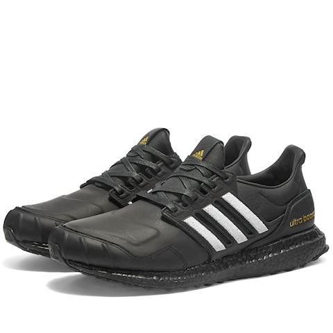 all black leather ultra boost