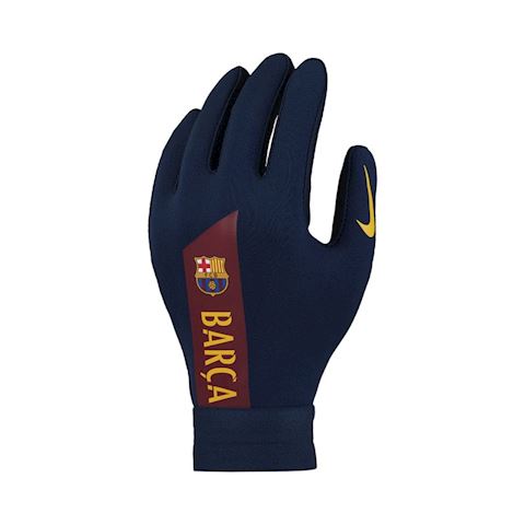 Nike HyperWarm FC Barcelona Academy Kids' Football Gloves - Blue ...