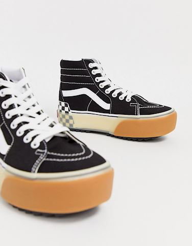 Sk8 Hi Vans Era Stacked Cuadros Vans Sk8 Stacked Black