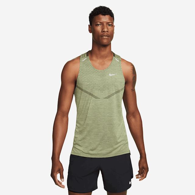 Nike Dri-FIT ADV TechKnit Ultra Men's Running Tank - Green | DM4751-326 ...