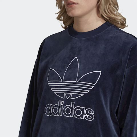 adidas velour sweater