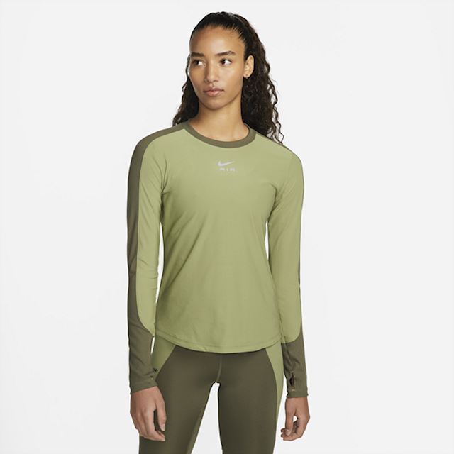 Nike Air Dri-FIT Women's Long-Sleeve Running Top - Green | DQ6695-334 ...