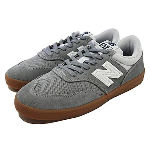 new balance numeric allston 617 shoes - black / gum / white