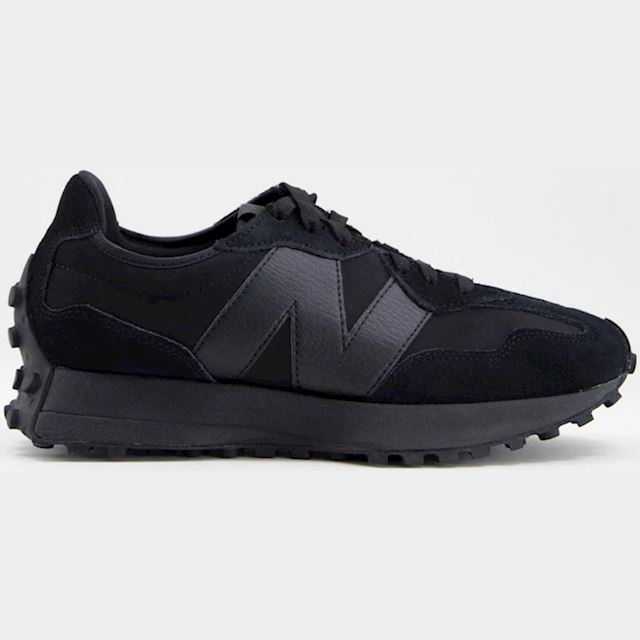 New Balance 327 - Men Shoes - Black - Leather, Synthetics, Polyamide ...