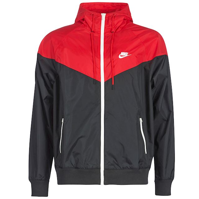 Nike Windrunner Jacket Black, Red & Sail | AR2191-011 | FOOTY.COM