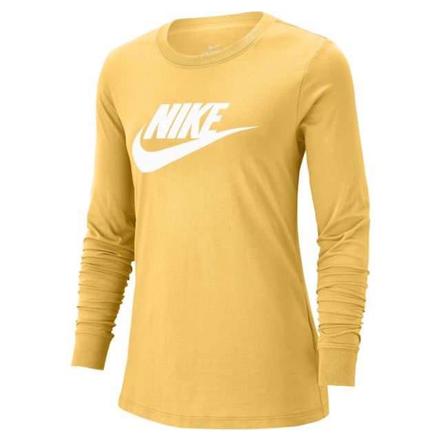yellow long sleeve nike shirt
