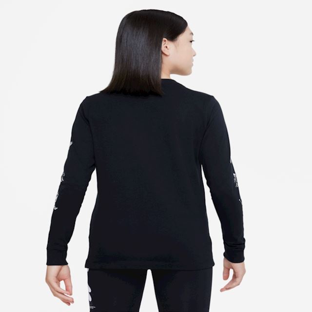 Nike Sportswear Older Kids' Long-Sleeve T-Shirt - Black | DX1224-010 ...