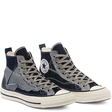 denim patchwork converse