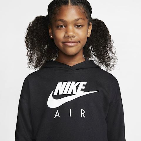 Nike Air Older Kids' (Girls') Cropped Hoodie - Black | CJ7413-010 ...