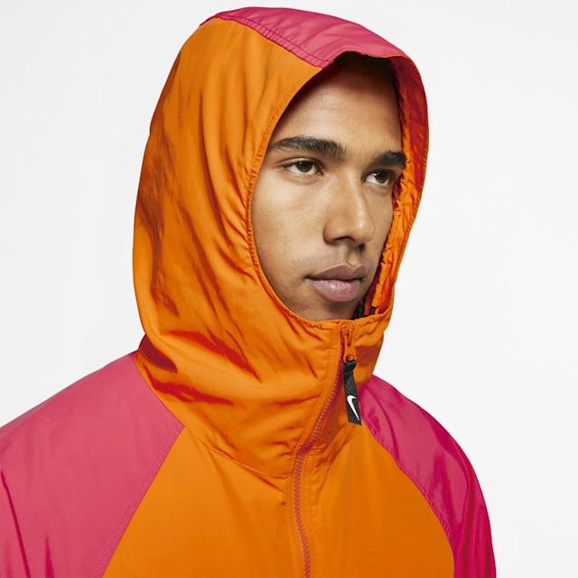 Nike Sportswear Men's Hooded Woven Jacket - Orange | BV5385-873 | FOOTY.COM