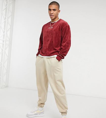 Puma Cord sweatshirt in burgundy 