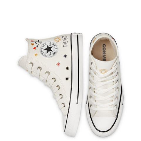 converse it's okay to wander white