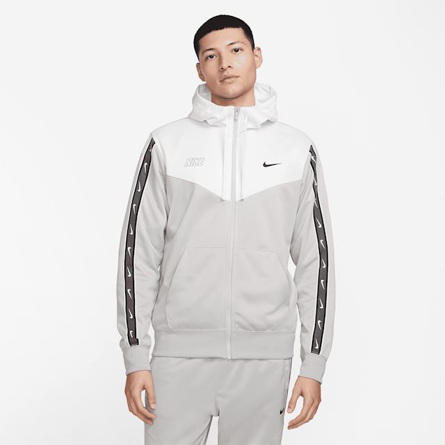 Nike Sportswear Repeat Men's Full-Zip Hoodie - Grey | DX2025-012 ...