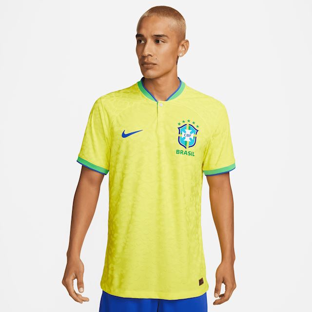 Nike Brazil Mens SS Player Issue Home Shirt 2022 | DN0618-740 | FOOTY.COM