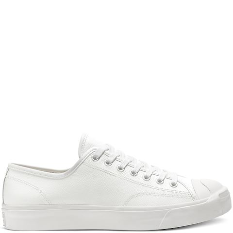 white leather low top converse