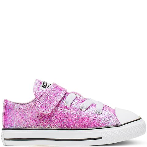 coated glitter hook and loop chuck taylor all star