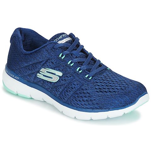 Skechers FLEX APPEAL 3.0 SATELLITE women's Shoes (Trainers) in Blue ...