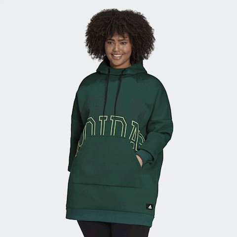 adidas sportswear oversize fleece hoodie