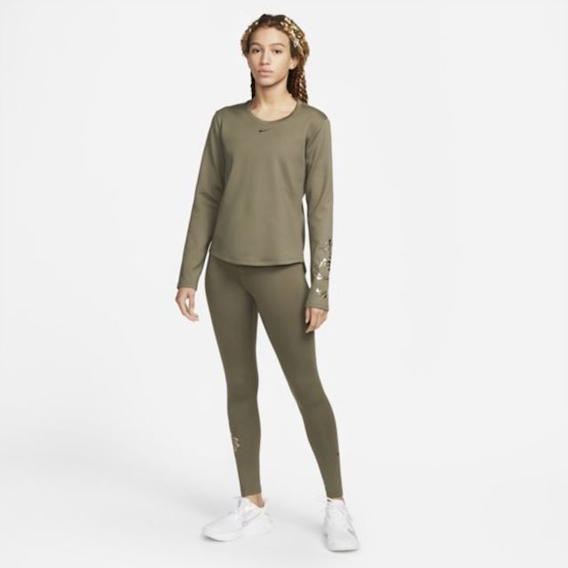 Nike Therma-FIT One Women's Graphic Long-Sleeve Top - Green | DQ6178 ...
