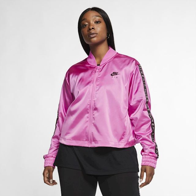 Nike Plus Size Air Women's Satin Track Jacket Pink CJ7262610