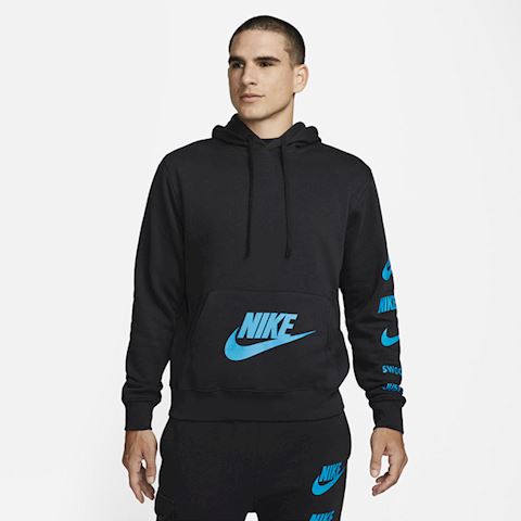 Nike Sportswear Standard Issue Men's Fleece Pullover Hoodie - Black ...