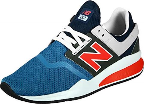 new balance 247 light blue with flame