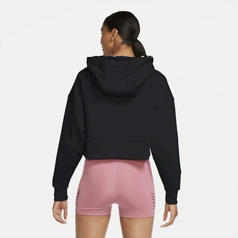 nike women's therma cropped pullover hoodie