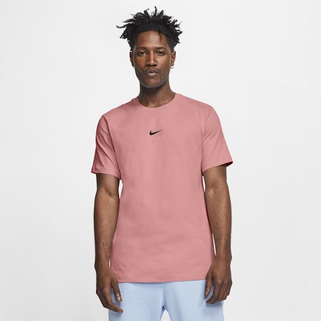 nike swoosh t shirt pink