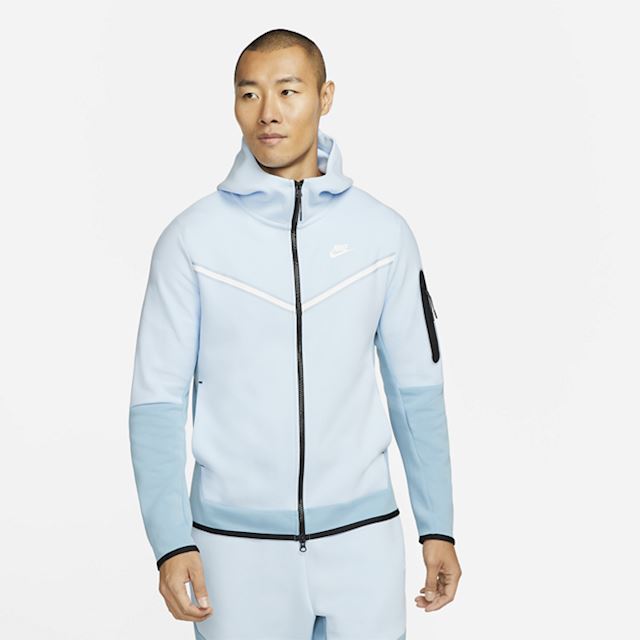 Nike Sportswear Tech Fleece Men's Full-Zip Hoodie - Blue | CU4489-441 ...